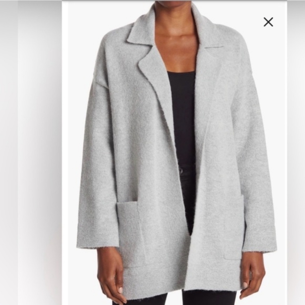 Thread & Supply Grey Cozy Long Cardigan Pockets XL